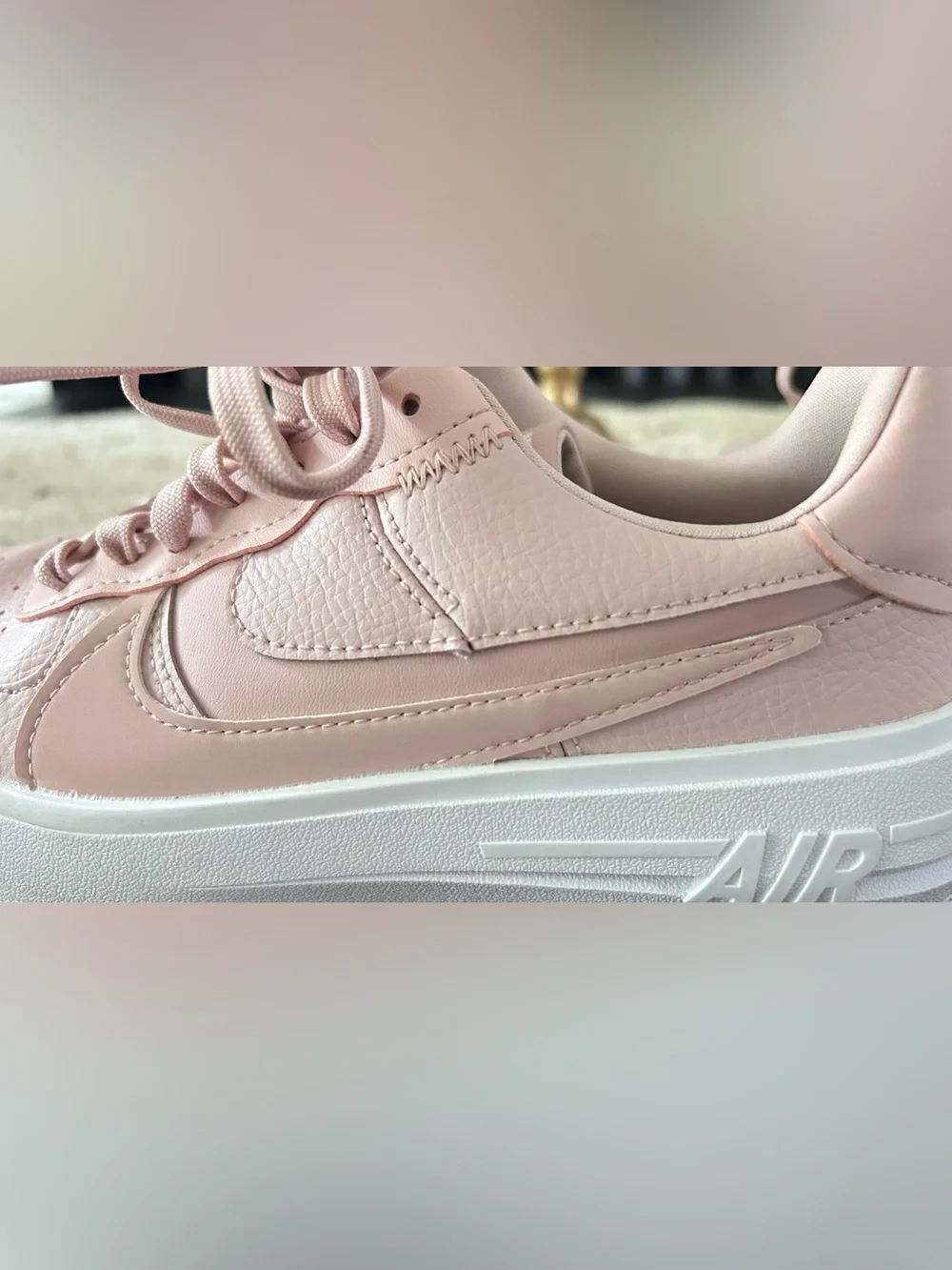 Nike Women’s Air Force 1 Low Sneakers in Light rose and White - Picture 4 of 11
